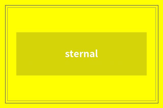 sternal