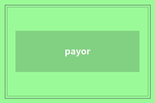 payor