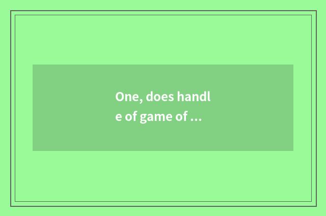 One, does handle of game of imitate of sea letter TV download?
