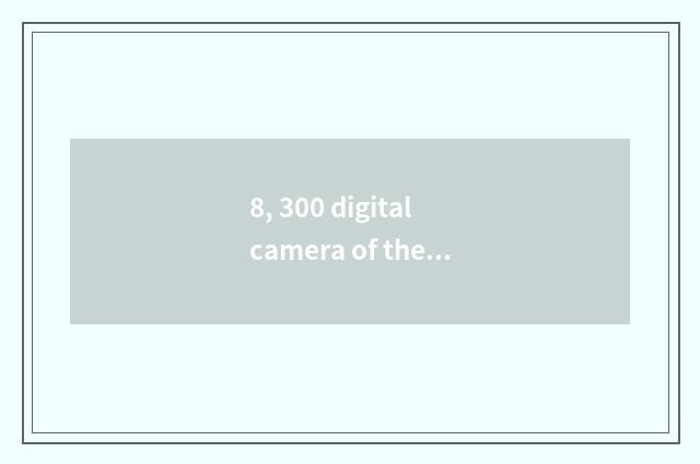 8, 300 digital camera of the left and right sides?