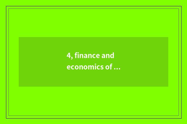 4, finance and economics of today's top headlines board piece why be video compl