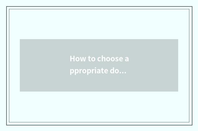 How to choose appropriate domestic intelligence to live in a system?