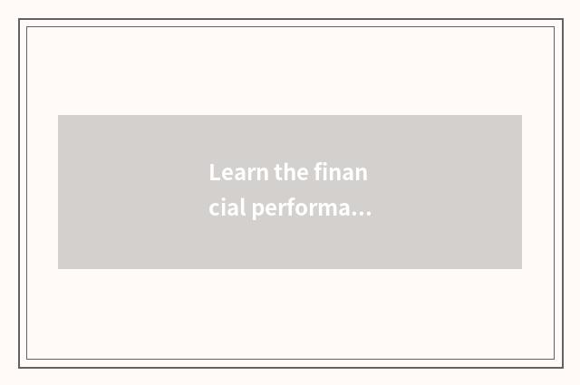 Learn the financial performance of big education