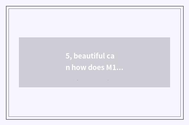 5, beautiful can how does M100 cancel automatic?