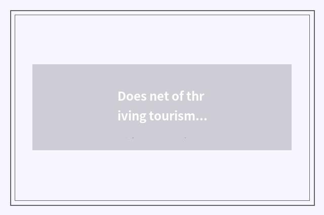 Does net of thriving tourism official rely on chart?