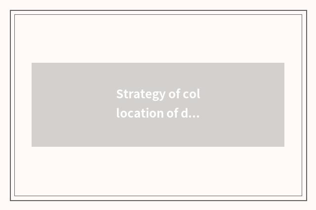 Strategy of collocation of dazzle dance vogue?