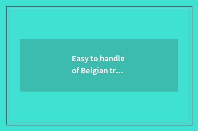 Easy to handle of Belgian travel visa?