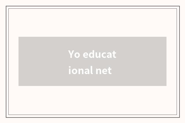 Yo educational net