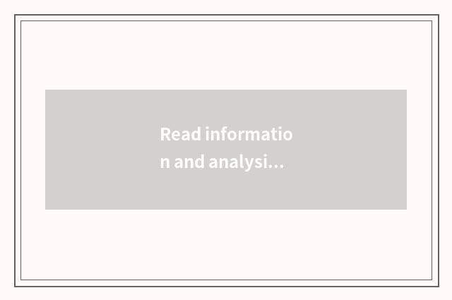 Read information and analysis