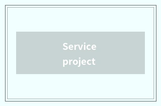 Service project