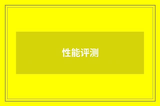性能评测