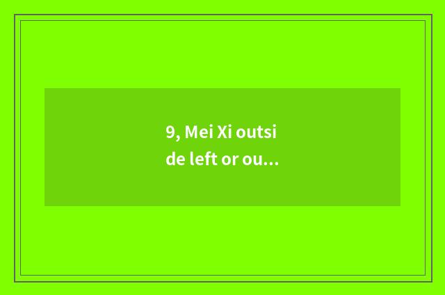 9, Mei Xi outside left or outside right?