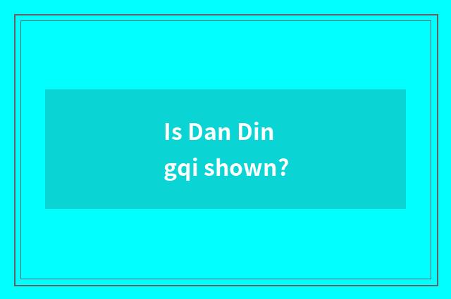 Is Dan Dingqi shown?