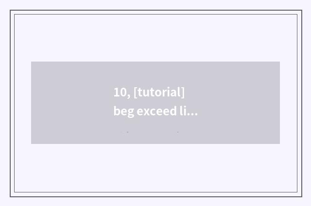 10, [tutorial] beg exceed light clay food?