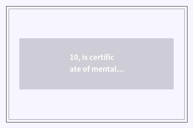 10, is certificate of mental health counsellor useful?