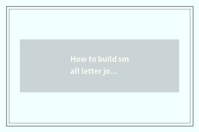 How to build small letter job to communicate group?