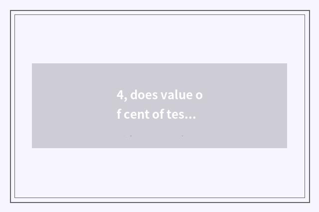 4, does value of cent of test of ability of Henan officeholder administration di