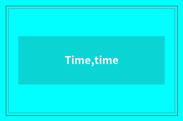 Time,time