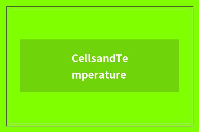 CellsandTemperature