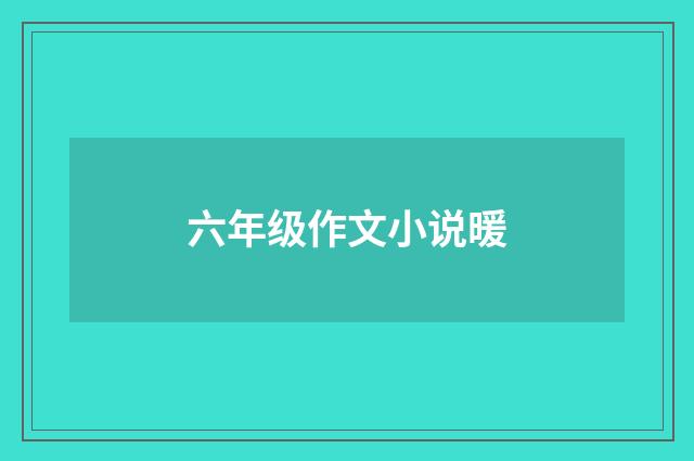 六年级作文小说暖