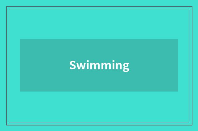 Swimming