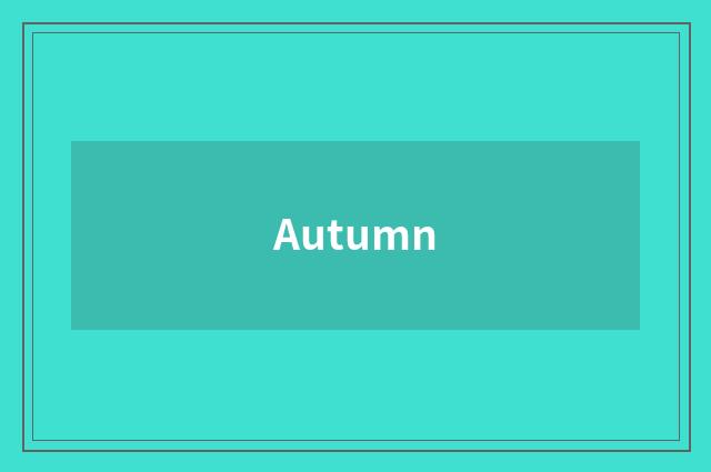 Autumn